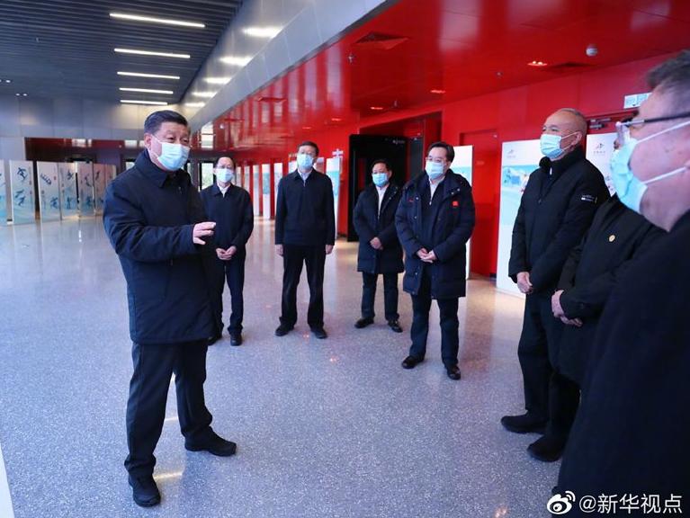 習近平考察北京冬奧會、冬殘奧會籌辦工作